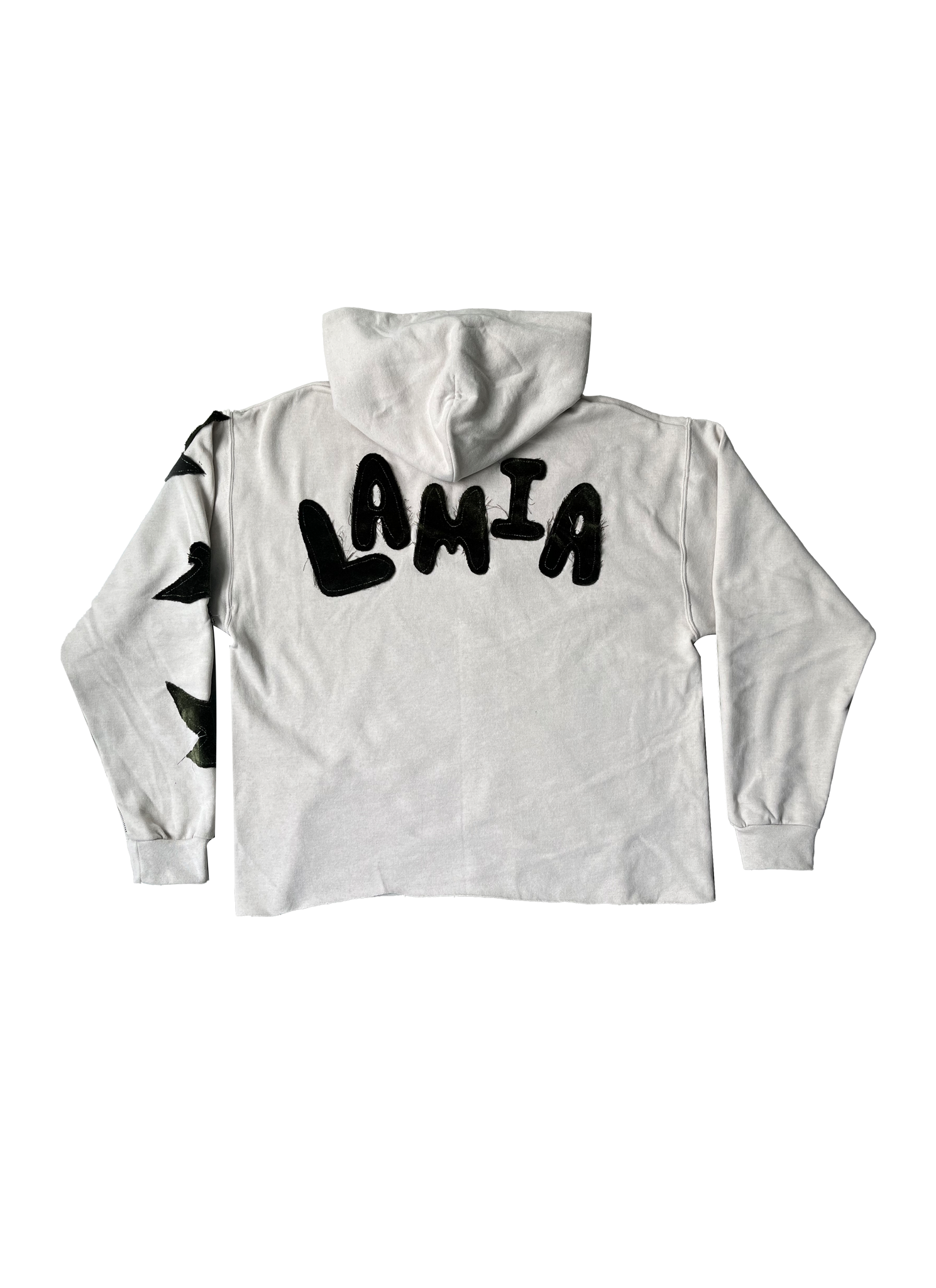 LAMIA Velvet Dove Hoodie